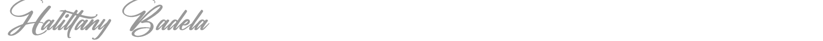 Halittany Badela font preview